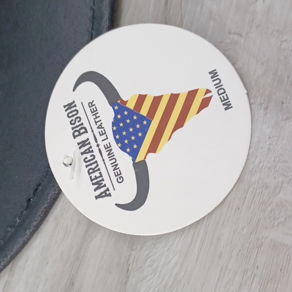 American Bison Leather Hat NWT - Picture 6 of 6